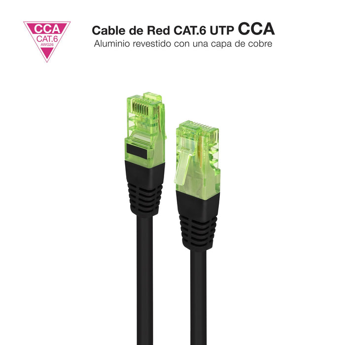 EAN 8433281016163 - Nanocable 10.20.1401-BK cable de red Cat6 U/UTP (UTP) imagen 3