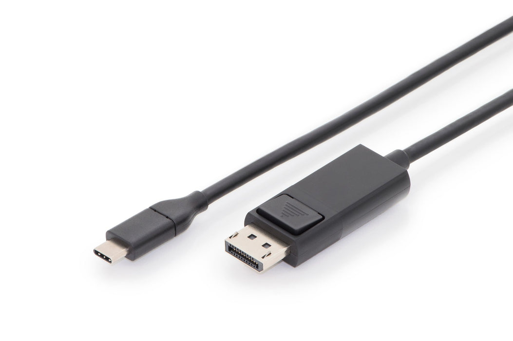 EAN 4016032451365 - Digitus AK-300333-020-S adaptador de cable de vídeo 2 m USB Tipo C DisplayPort Negro imagen 1