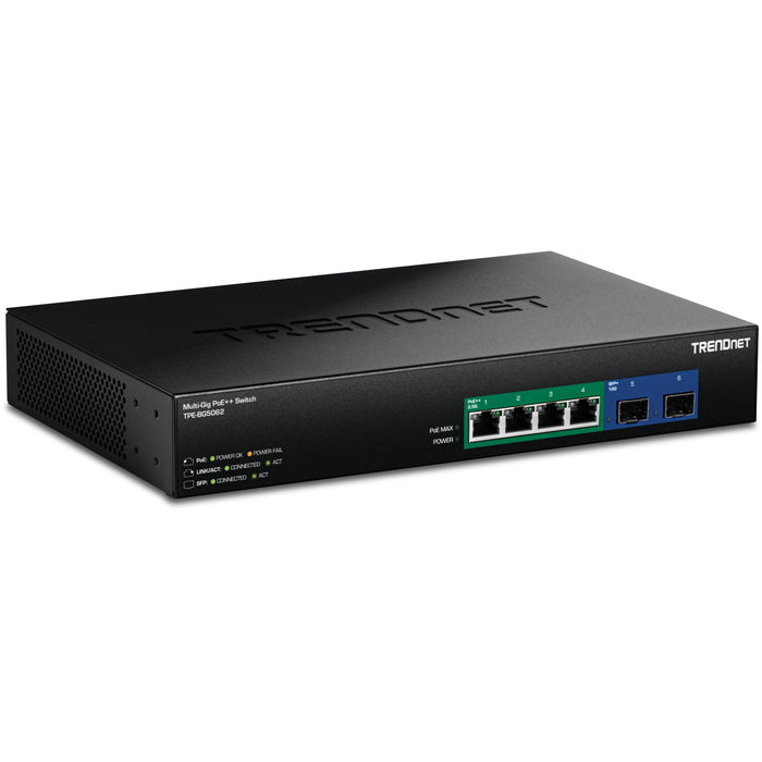 EAN 710931163100 - Trendnet TPE-BG5062 switch No administrado 2.5G Ethernet (100/1000/2500) Energía sobre Ethernet (PoE) Negr imagen 1
