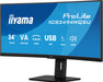 EAN 4948570125135 - iiyama ProLite XCB3494WQSU-B1 pantalla para PC 86,4 cm (34") 3440 x 1440 Pixeles UltraWide Quad HD LED Ne imagen 5