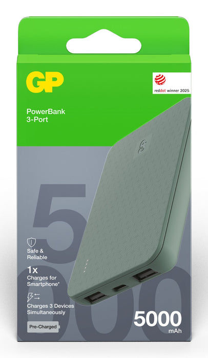 EAN 4891199230523 - GP Batteries 405210 batería externa Polímero de litio 5000 mAh Gris imagen 6