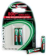 EAN 4013674030903 - Ansmann Blister 2 X DECT Accu, AA, 800mAh AA / HR6 Níquel-metal hidruro (NiMH) imagen 1