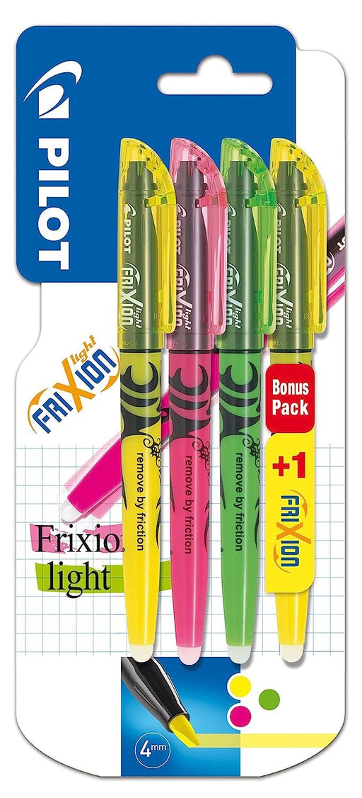EAN 3131910633495 - Pilot FriXion Light marcador 4 pieza(s) Punta de cincel Verde, Rosa, Amarillo imagen 1