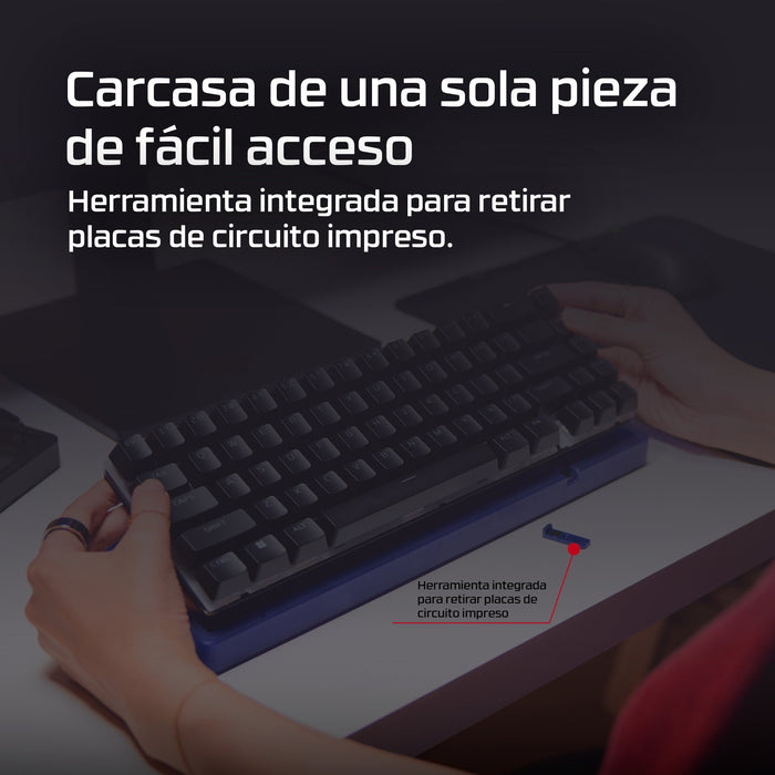 EAN 0198828944610 - HyperX Origins 2 65 teclado Juego USB Negro imagen 7