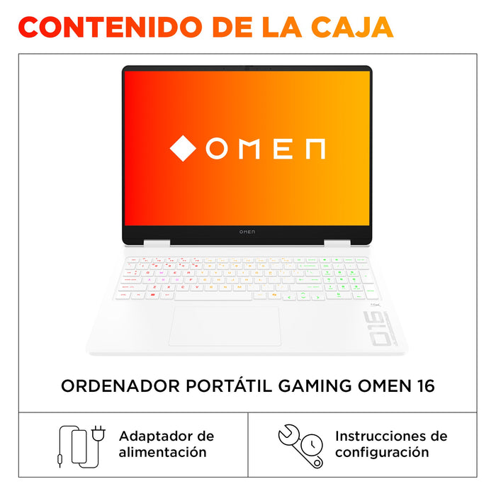 EAN 199251386886 - HP OMEN Gaming 16-am0043ns Intel Core 7 240H Portátil 40,6 cm (16") 2K 32 GB DDR5-SDRAM 1 TB SSD NVIDIA Ge imagen 6