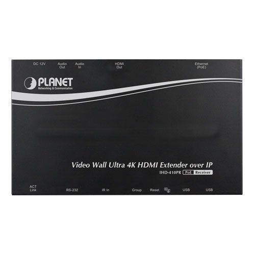 EAN 4711605282536 - PLANET IHD-410PR extensor audio/video Receptor AV Negro imagen 2