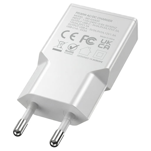 EAN 8435693113980 - Mars Gaming MDGAN30W cargador de dispositivo móvil Blanco imagen 2