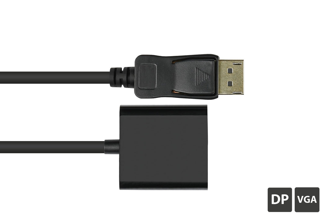 EAN 4014619603367 - Alcasa DP-AD11 adaptador de cable de vídeo 2 m DisplayPort VGA (D-Sub) Negro imagen 3