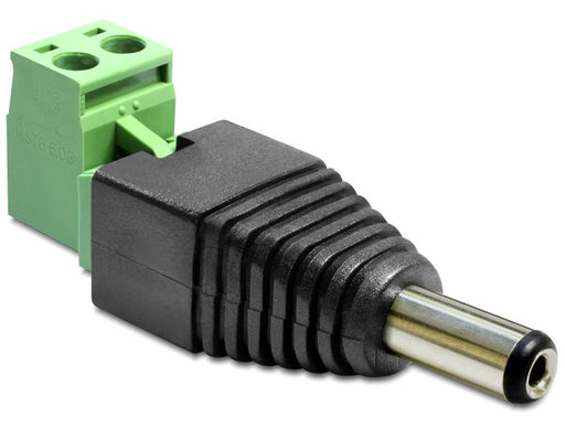 EAN 4043619654888 - DeLOCK 65488 cambiador de género para cable DC 2.5 x 5.5 mm 2p Negro, Verde, Plata imagen 2