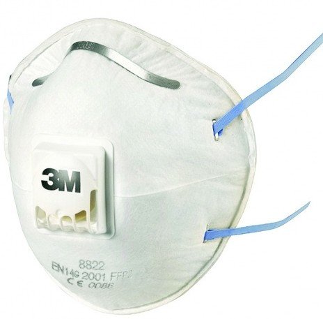 EAN 5902658102059 - 3M 8822C3 mascarilla antipolvo 3 pieza(s) FFP2 imagen 1