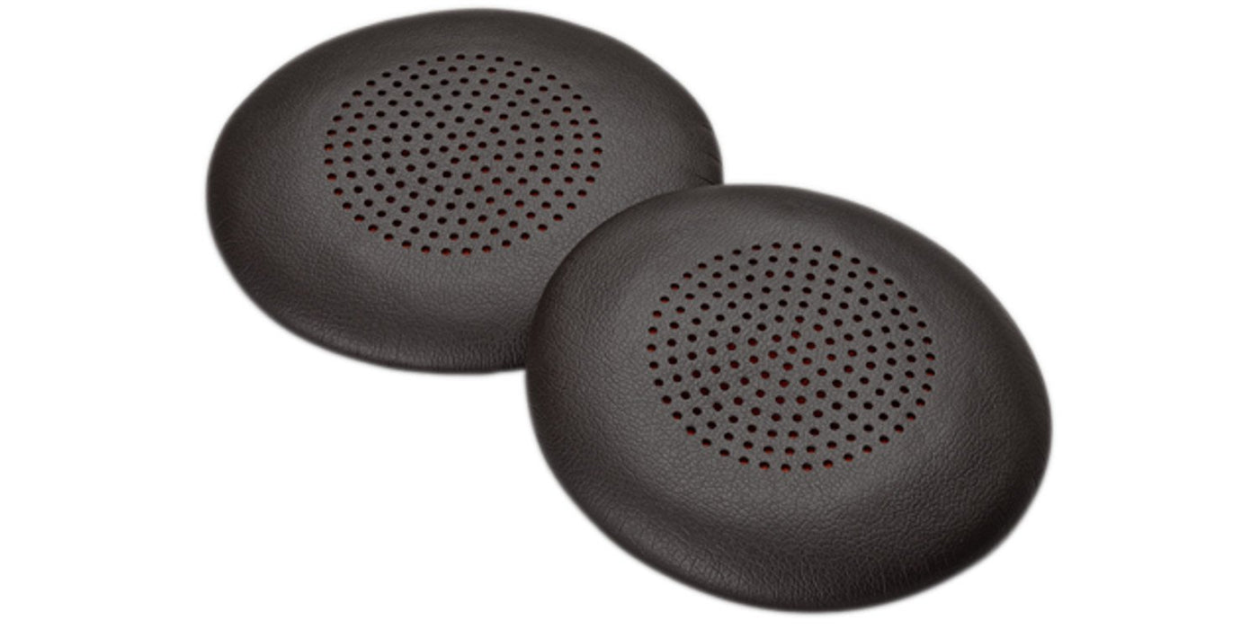 EAN 0017229160873 - HP Poly Blackwire 5000 Leatherette Ear Cushions (2 Pieces) Juego de fundas protectoras desechables imagen 1