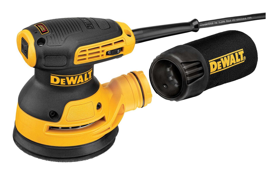 EAN 5035048553954 - DeWALT DWE6423-QS lijadora portátil Lijadora orbital 12000 OPM Negro, Amarillo 280 W imagen 3