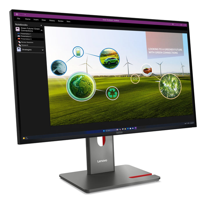 EAN 198156226112 - Lenovo ThinkVision P27Q-40 pantalla para PC 68,6 cm (27") 2560 x 1440 Pixeles Quad HD LED Negro imagen 3