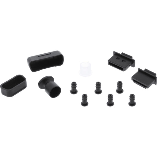 EAN 4043718215355 - InLine 59941H protector contra el polvo Tapones antipolvo para PC/servidor Negro imagen 1