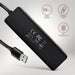 EAN 8595247907660 - Axagon HUE-C1A hub de interfaz USB 3.2 Gen 1 (3.1 Gen 1) Type-A 5000 Mbit/s Negro imagen 5