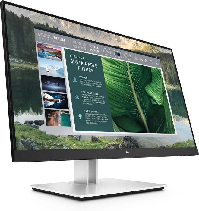 EAN 0195122123987 - HP E24u G4 pantalla para PC 60,5 cm (23.8") 1920 x 1080 Pixeles Full HD LCD Negro, Plata imagen 3