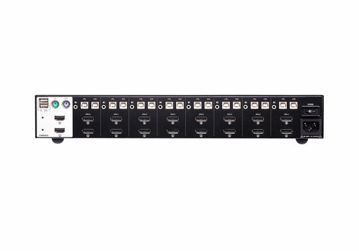 EAN 4719264646690 - ATEN CS1148DP interruptor KVM Negro imagen 2