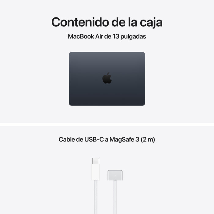 EAN 195950691320 - Apple MacBook Air Apple M Portátil 34,5 cm (13.6") Wi-Fi 7 (802.11be) macOS Tahoe Marina imagen 9