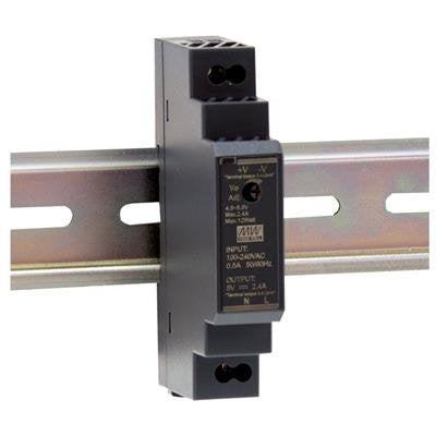 EAN 4711287421612 - MEAN WELL HDR-15-5 adaptador e inversor de corriente 15 W imagen 1