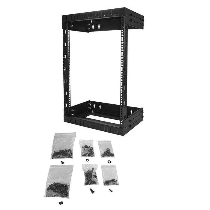 EAN 65030873758 - StarTech.com RK15WALLOA armario rack Bastidor de pared Negro imagen 5