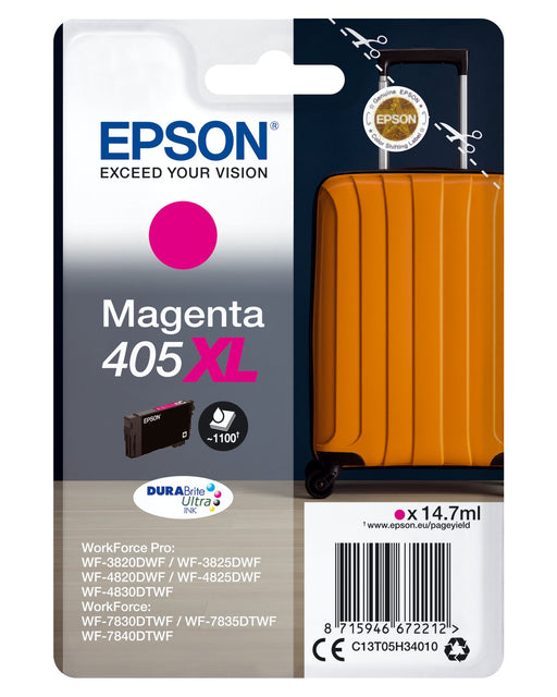 EAN 8715946672458 - Epson 405XL cartucho de tinta 1 pieza(s) Original Alto rendimiento (XL) imagen 1
