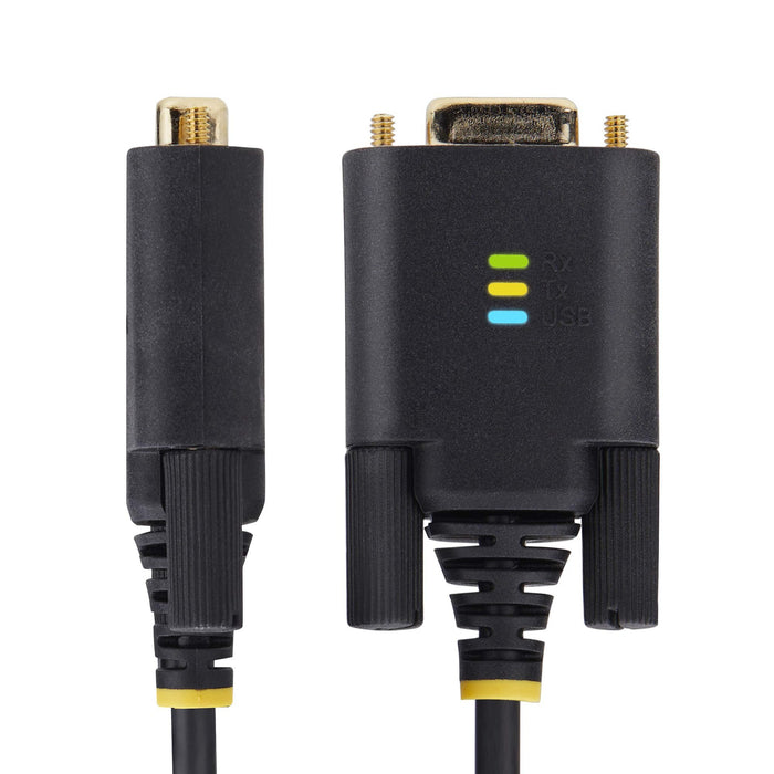 EAN 0065030898263 - StarTech.com 1P6FFC-USB-SERIAL cable de serie Negro USB tipo A DB-9 imagen 2