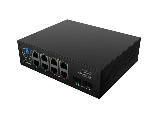 EAN 5901969447385 - Lanberg ILGE-8P-2S-120 switch No administrado Fast Ethernet (10/100) Energía sobre Ethernet (PoE) 1U Negr imagen 7