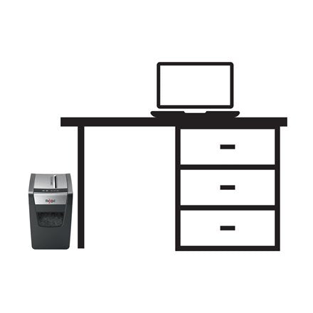 EAN 5028252523301 - Rexel Momentum X410-SL triturador de papel Corte cruzado Negro, Gris imagen 7