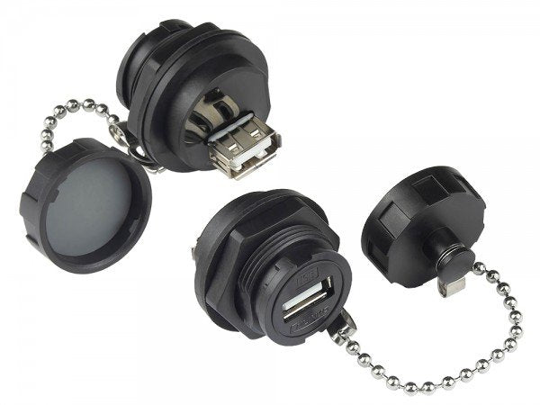 EAN 4014619709656 - Alcasa IC04-U205 conector USB A Negro imagen 1
