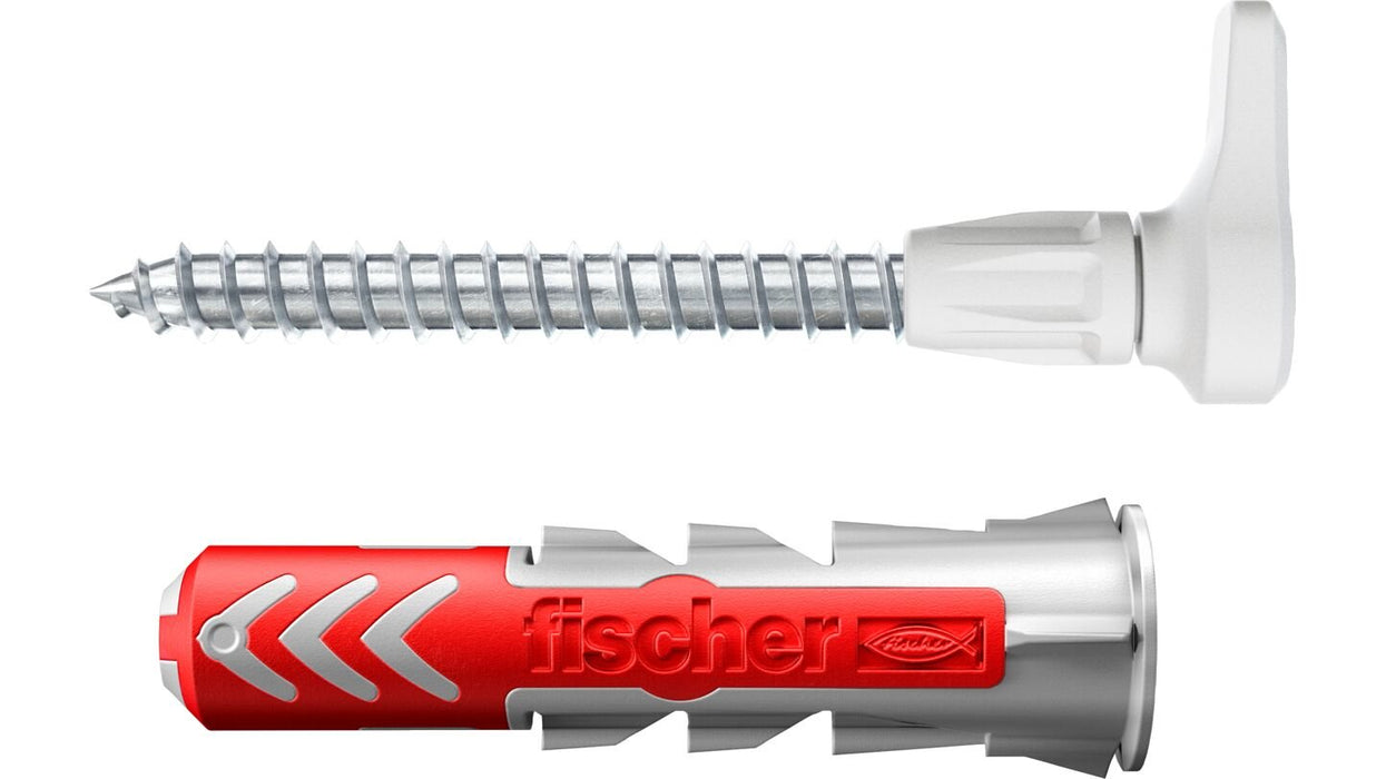 EAN 4048962459500 - Fischer 564169 tornillo de anclaje y taco 25 pieza(s) Juego de enchufes de pared y ganchos de tornillo imagen 1