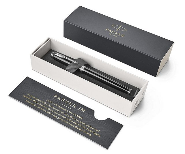 EAN 3501179316444 - Parker IM pluma estilográfica Sistema de carga por cartucho Negro, Cromo 1 pieza(s) imagen 3
