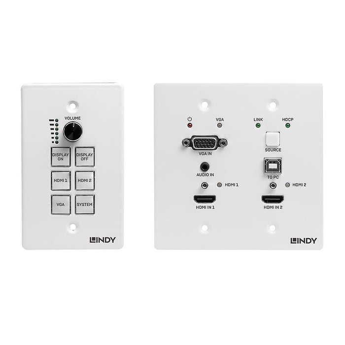 EAN 4002888382885 - Lindy 38288 extensor audio/video Transmisor y receptor de señales AV Negro, Blanco imagen 4