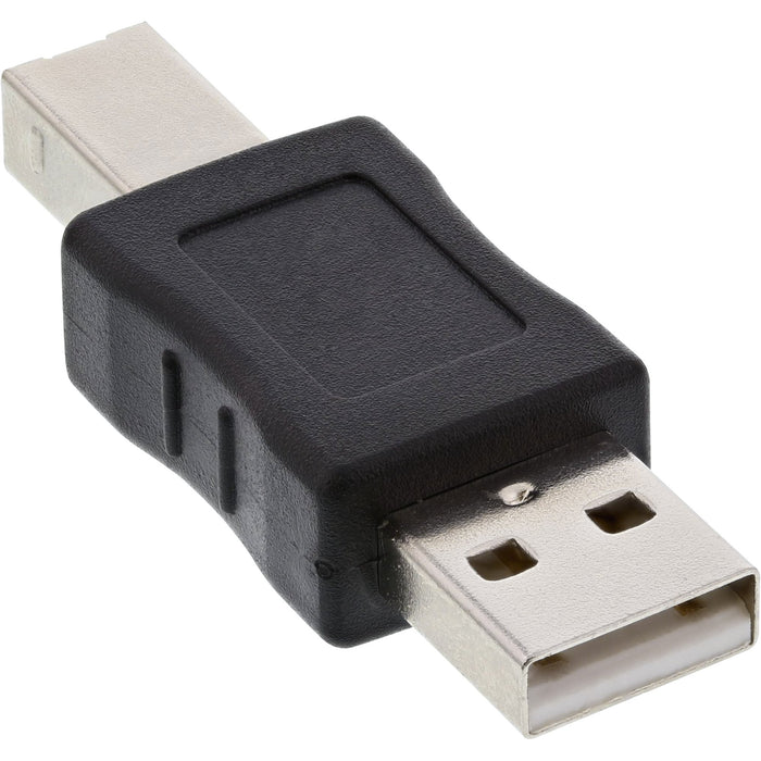 EAN 4043718053988 - InLine 33443A cambiador de género para cable USB 2.0 A male USB 2.0 B Negro imagen 1