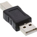 EAN 4043718053988 - InLine 33443A cambiador de género para cable USB 2.0 A male USB 2.0 B Negro imagen 1