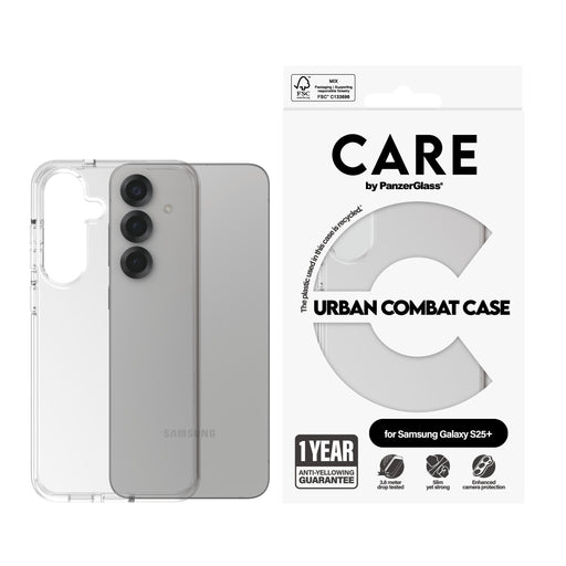 EAN 5715685016868 - PanzerGlass CARE™ by ® Urban Combat Case Transparent Samsung Galaxy S25+ funda para teléfono móvil Transp imagen 2