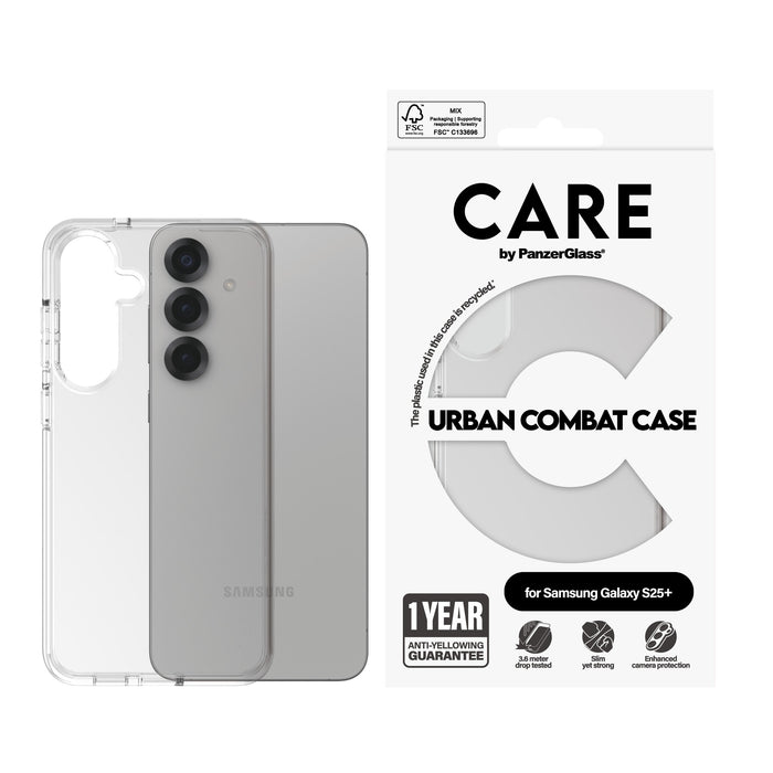 EAN 5715685016868 - PanzerGlass CARE™ by ® Urban Combat Case Transparent Samsung Galaxy S25+ funda para teléfono móvil Transp imagen 2