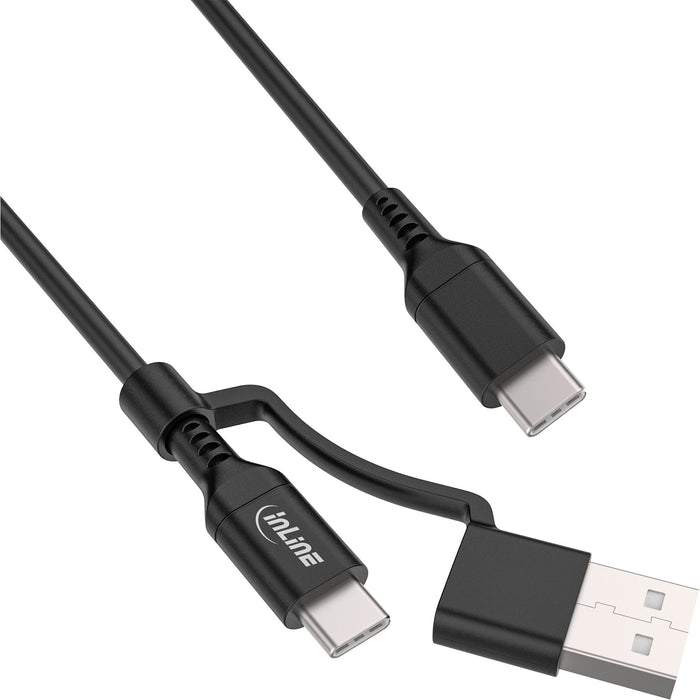 EAN 4043718331390 - InLine 31412B cable USB USB 2.0 2 m USB C 0,48 Gbit/s 100 W Negro imagen 1