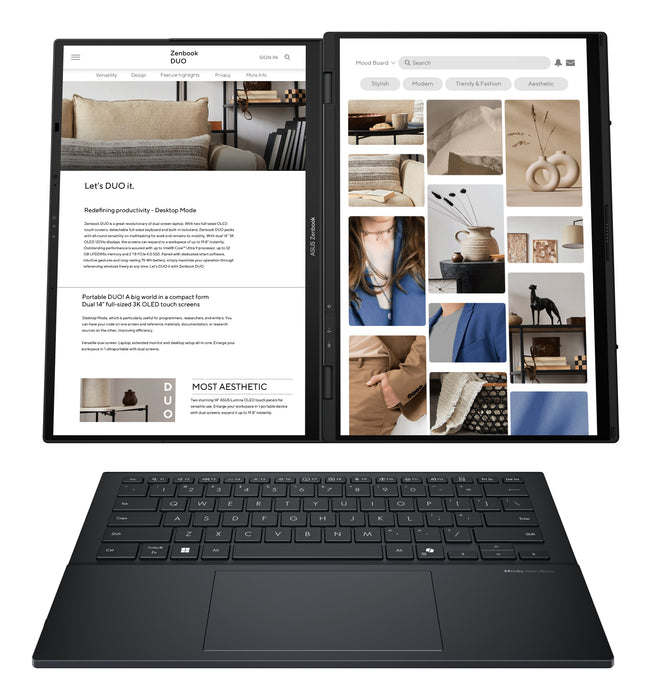 EAN 4711636381550 - ASUS Zenbook Duo UX8406CA-QL335W Híbrido (2-en-1) 35,6 cm (14") Pantalla táctil LPDDR5x-SDRAM Wi-Fi 7 (80 imagen 5