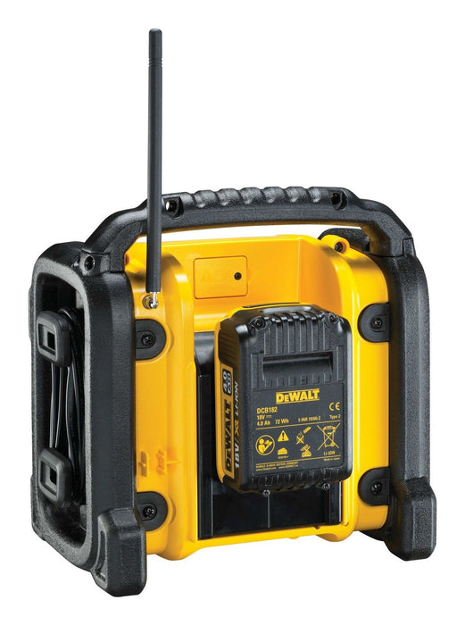 EAN 5035048459256 - DeWALT DCR020-QW radio Portátil Digital Negro, Amarillo imagen 8