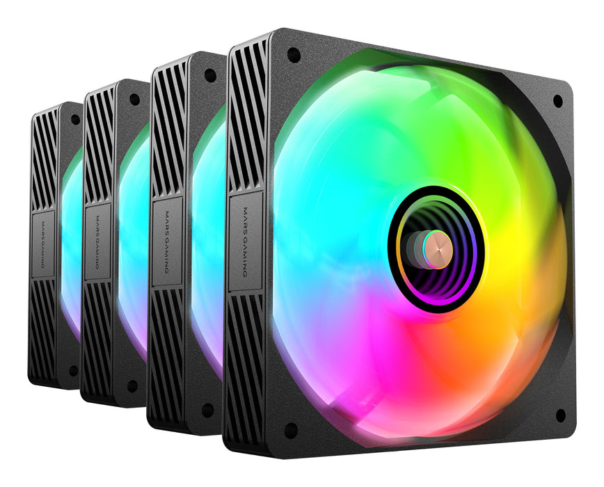 EAN 8435693109983 - Mars Gaming MFSI4KIT sistema de refrigeración para ordenador Carcasa del ordenador Ventilador 12 cm Negro imagen 5