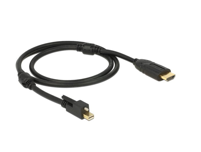 EAN 4043619837304 - DeLOCK 83730 adaptador de cable de vídeo 2 m Mini DisplayPort HDMI Negro imagen 2
