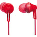 EAN 5025232711789 - Panasonic RP-HJE125E-R auricular y casco Auriculares Alámbrico Dentro de oído Música Rojo imagen 1