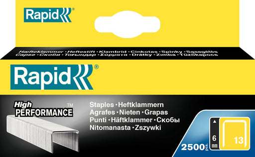 EAN 7313469013041 - Rapid 11830725 grapa Paquete de grapas 2500 grapas imagen 1