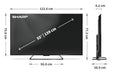 EAN 5905683273947 - Sharp TV LED 55 inches 55HR7465E 139,7 cm (55") 4K Ultra HD Smart TV Wifi Negro imagen 8