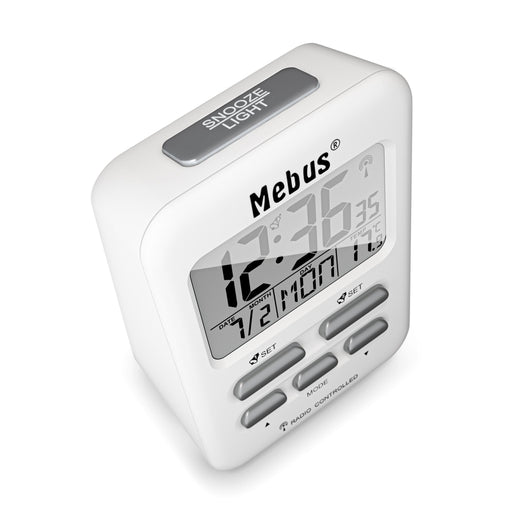 EAN 4007218258007 - Mebus 25800 despertador Reloj despertador digital Blanco imagen 2