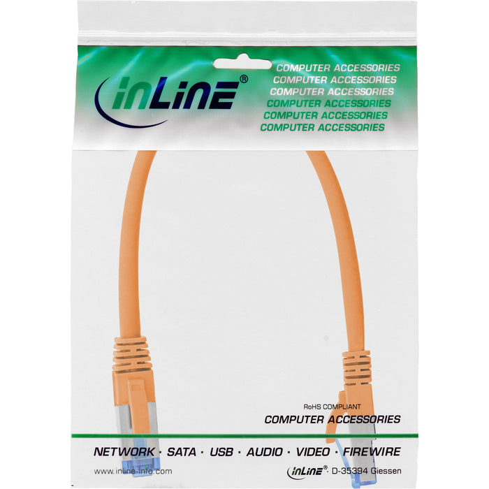 EAN 4043718294374 - InLine 76833O cable de red Naranja 0,3 m Cat6a S/FTP (S-STP) imagen 4
