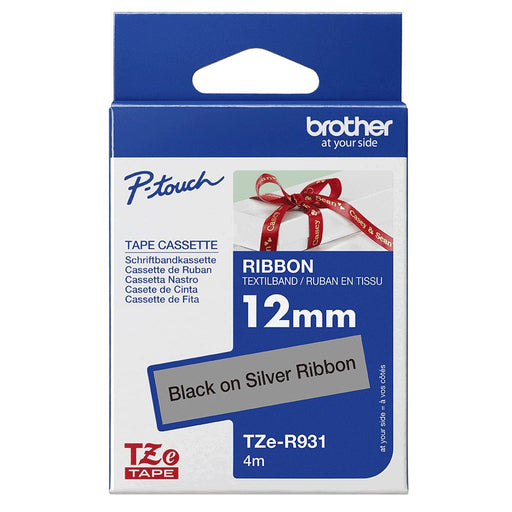 EAN 4977766802383 - Brother TZE-R931 cinta para impresora de etiquetas Negro sobre plata imagen 2