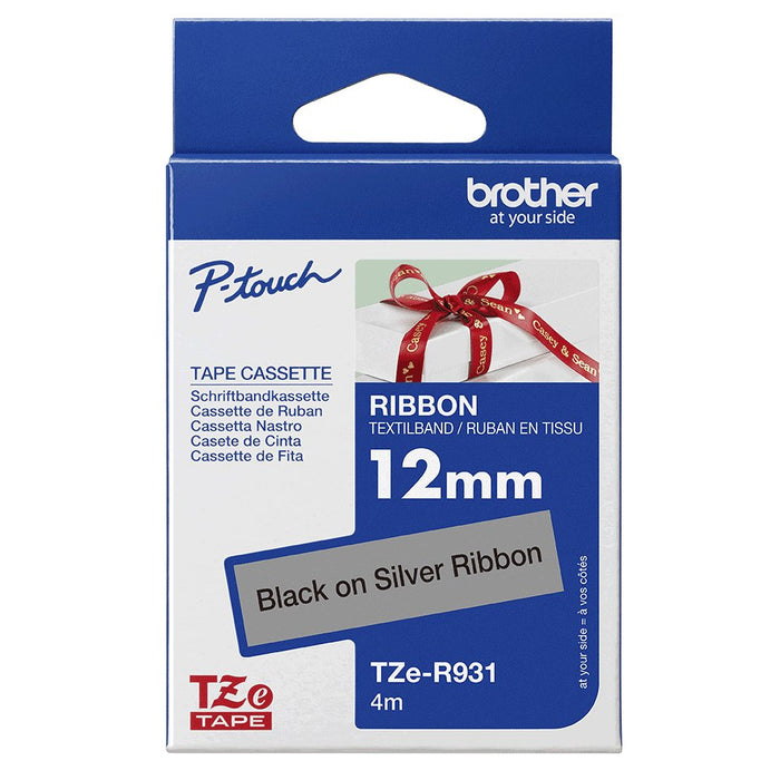 EAN 4977766802383 - Brother TZE-R931 cinta para impresora de etiquetas Negro sobre plata imagen 2