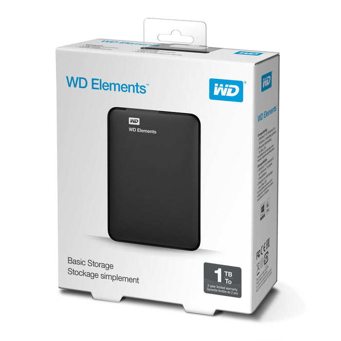 EAN 5053973640297 - Western Digital WD Elements Portable disco duro externo 1 TB 2.5" Micro-USB B 3.2 Gen 1 (3.1 Gen 1) Negro imagen 7