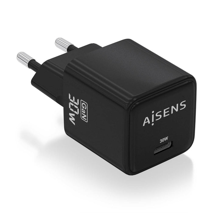 EAN 8435739901274 - AISENS ASCH-30W1P036-BK cargador de dispositivo móvil Universal Corriente alterna Carga rápida Interior imagen 1
